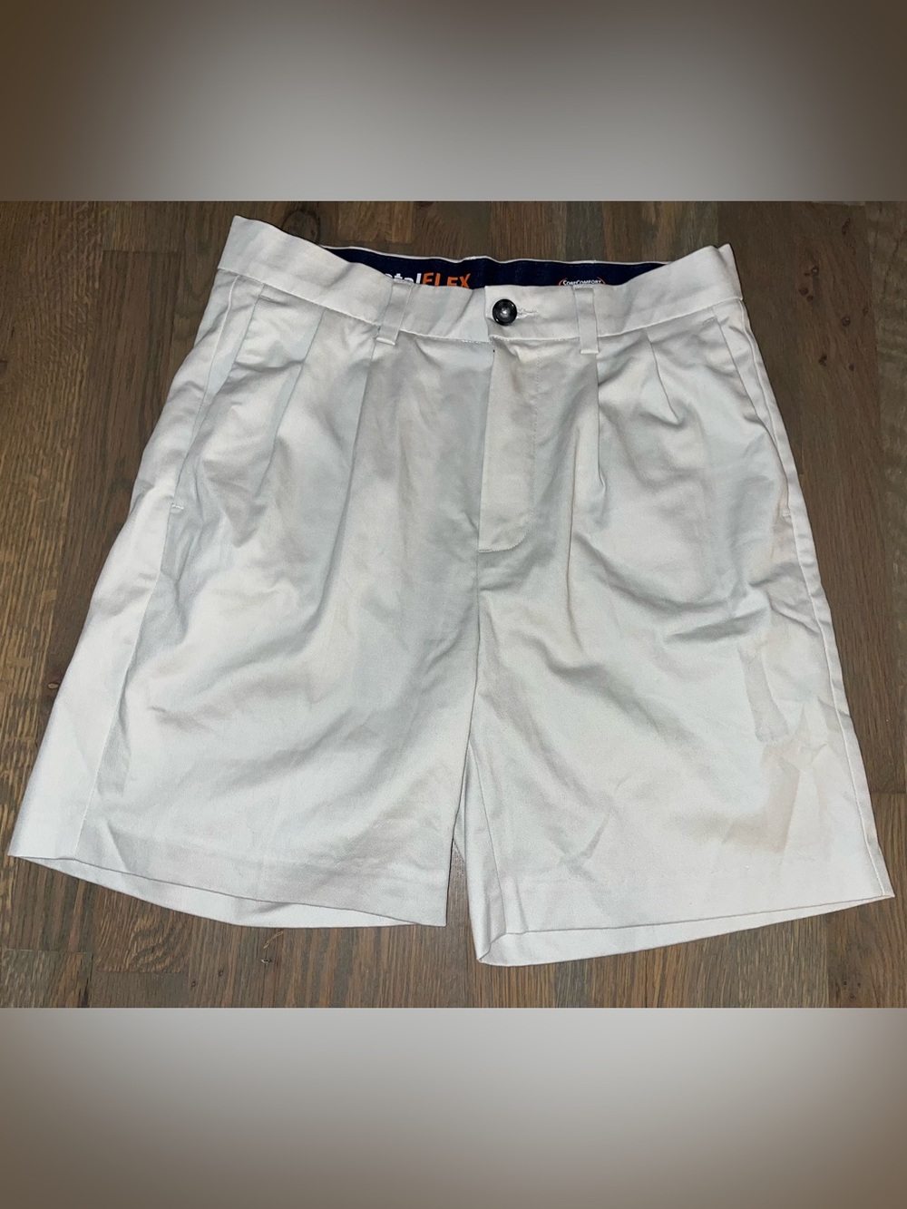 Roundtree & Yorke Total Flex Flat Front Shorts Men’s Size 30 Stretch Casual